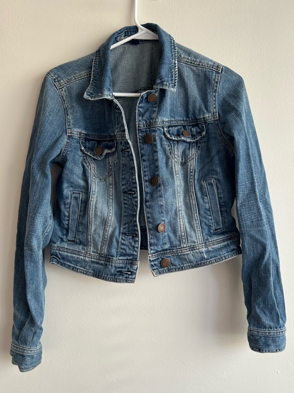 American Eagle Cropped Denim Jacket